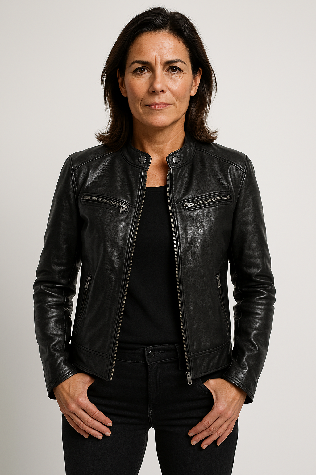 Zarella - Casual Leren Jack