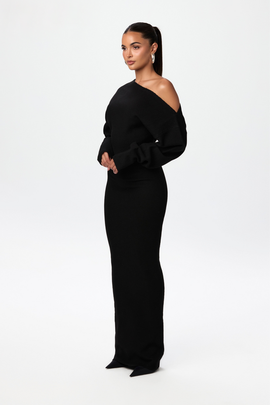 Off Shoulder Sweater Dress